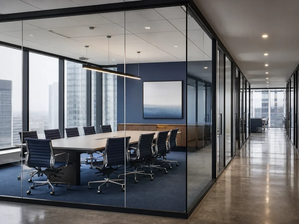 People-free professional office interior in San Francisco